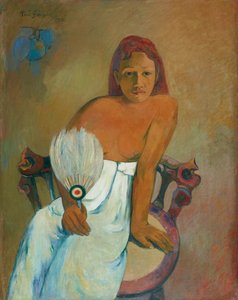 Femme avec un éventail