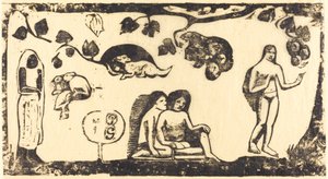 Femmes, animaux et feuillages, vers ou après 1895