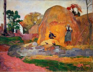 Foin jaune, ou moisson dorée - Paul Gauguin