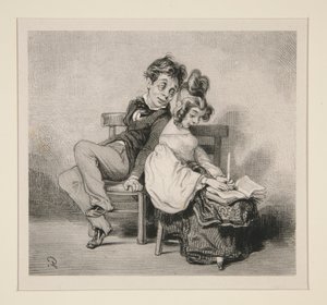 (DOUX ENTRETIEN) - Paul Gavarni