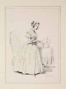 Toilette de chez soi - Paul Gavarni