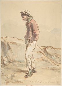 Un Marin Debout sur le Rivage, 1859-60 - Paul Gavarni