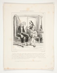 À sept heures ma fille se lève - Paul Gavarni