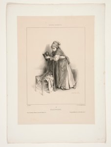 CLAUDINE. - Paul Gavarni