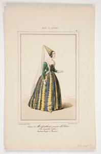 Costume de Mme Gondelaurier, joué par Mme Dabadier