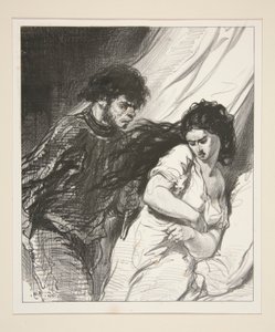 Entre onze heures et minuit - Paul Gavarni