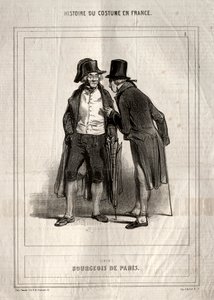 Histoire du Costume en France : Bourgeois de Paris, 1843