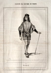 Historique du Costume en France: Page - Paul Gavarni