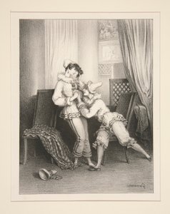 La Première Faveur - Paul Gavarni