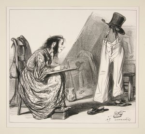 La Peinture - Paul Gavarni