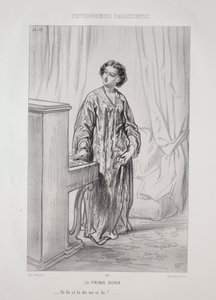 La Prima Dona - Paul Gavarni