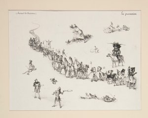 La Procession du Diable - Paul Gavarni