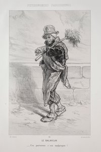 Le Balayeur - Paul Gavarni