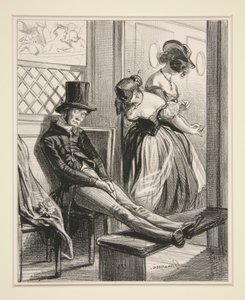 Le Carnaval, no. 5: Ah! Mon Dieu, c - Paul Gavarni