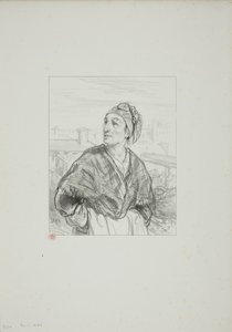 Masques et visages : Femmes effrayées par un verre de vin... - Paul Gavarni