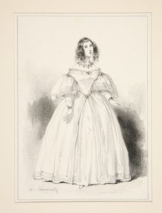Mme Anna Thillon - Paul Gavarni