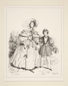 Négligé du matin. 1835 - Paul Gavarni