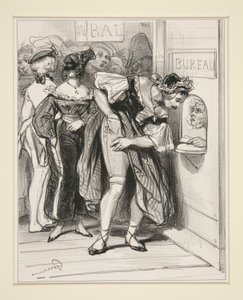 No. 1 - Un cavalier et une dame - Paul Gavarni