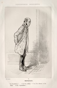 Propriétaire - Paul Gavarni