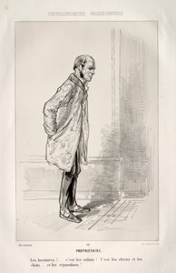 Propriétaire - Paul Gavarni
