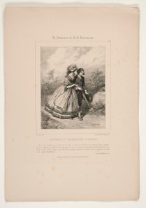 Rousseau et Madame de Larnage - Paul Gavarni