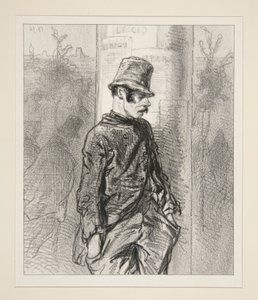 Sur le chemin de la cour - Paul Gavarni