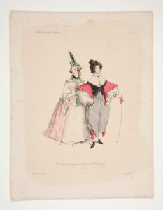 Travestissements originaux pour les bals de 1834. Nos. 2 et 3.