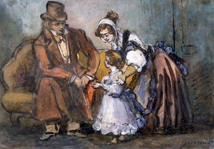 La famille heureuse, 1847 - Paul Gavarni
