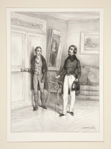 Une fausse démarche. Page 335. - Paul Gavarni