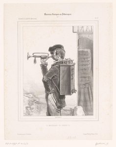 Vendeur de robinets jouant de la trompette Le marchand de robinets (titre sur l