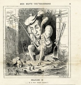 Caricature de Charles IX dans Le Charivari