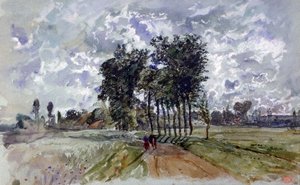 Le chemin de Crécy, 1857 - Paul Huet