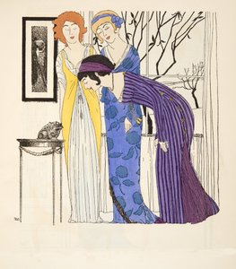 Trois robes empire de Les Robes de Paul Poiret pub. 1908 - Paul Iribe