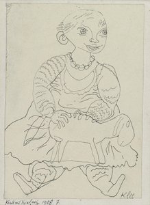 Enfant avec un jouet - Paul Klee