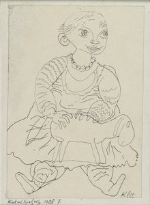 Enfant avec un jouet - Paul Klee