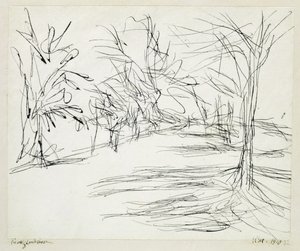 Route de campagne vers Schwaing - Paul Klee