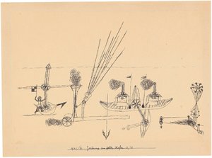 Dessin pour port jaune - Paul Klee