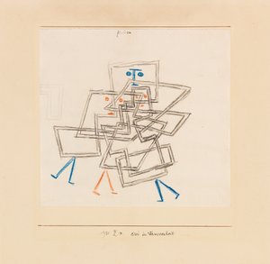 Drei in Verworrenheit - Paul Klee