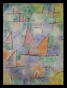 Port avec des voiliers - Paul Klee