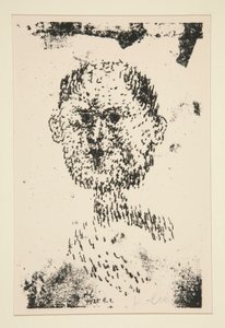 Tête (Kopf) - Homme barbu (Baertiger Mann) - Paul Klee