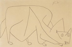 Chat en embuscade - Paul Klee