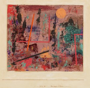Début de la construction du jardin, 1929