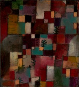 Rythmes rouge-vert et violet-jaune - Paul Klee