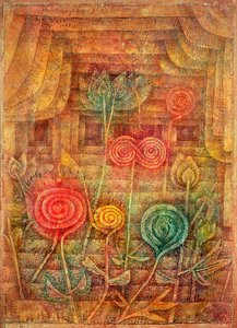 Fleurs en spirale - Paul Klee