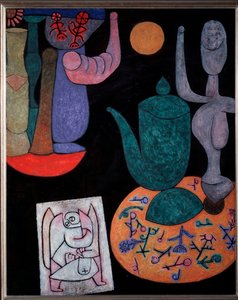Nature morte sur fond noir - Paul Klee