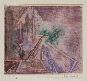 Chemins dans le sable II - Paul Klee