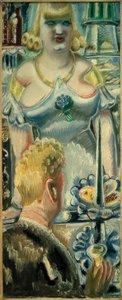 Serveuse blonde avec monsieur - Paul Kleinschmidt
