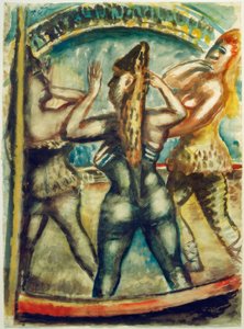 Trois femmes dans la ménagerie - Paul Kleinschmidt