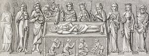 Après le bas-relief sur la tombe d