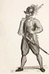 Arquebusier du 16ème siècle. - Paul Lacroix